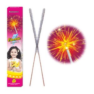 15 CM ELECTRIC SPARKLER ( 15 செ.மீ சாதா கம்பி) (10 Pcs/Box)