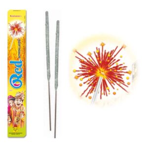 30 CM RED SPARKLER (30 செ.மீ சிவப்பு கலர் கம்பி) (5 Pcs/Box)