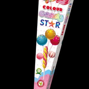 COLOUR CANDY STAR (LOLLY POP) கலர் கேண்டி ஸ்டார் - 1 Pcs